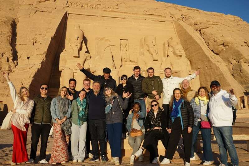 الرحلة السنوية لمنظم رحلات فرنسي بالمقصد السياحي المصري