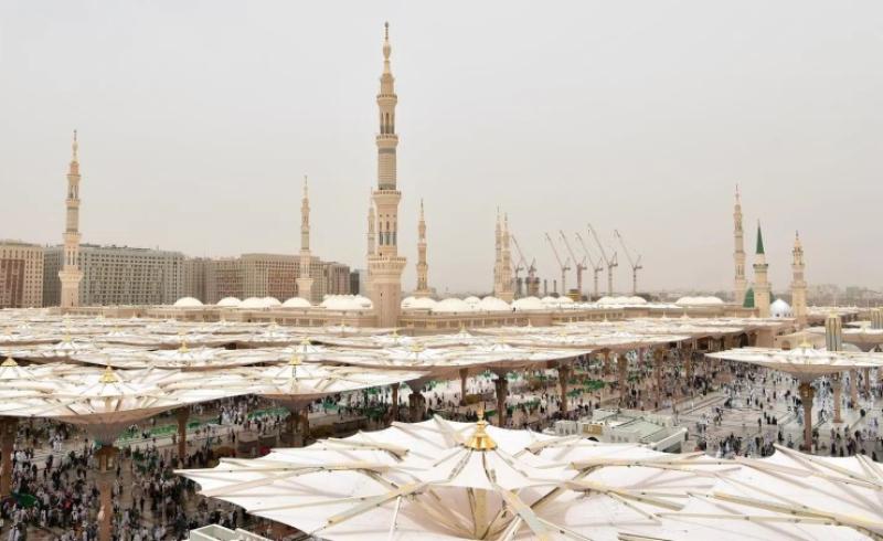 المسجد النبوي يستقبل أكثر من ٥ ملايين مصلٍّ خلال الأسبوع الماضي