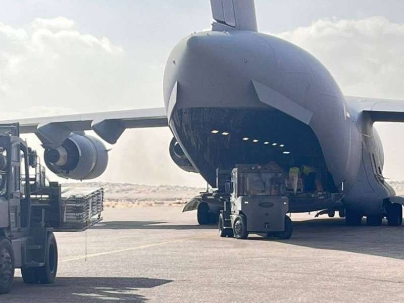 ثلاث طائرات قطرية تحمل 135 طنًّا من المساعدات لدعم الفلسطينيين