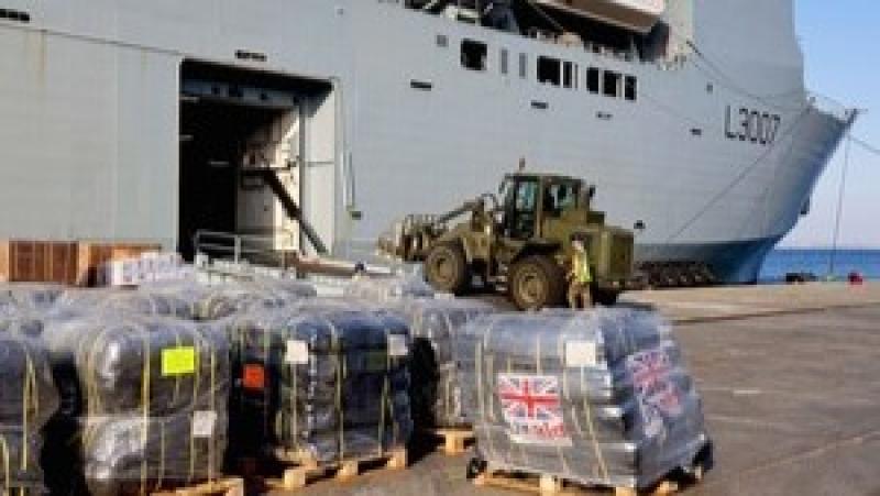 مساعدات بريطانية.. 60 مليون جنيه إسترليني تمويل إضافي لغزة ووصول أول شحنة إلى غزة عبر مصر