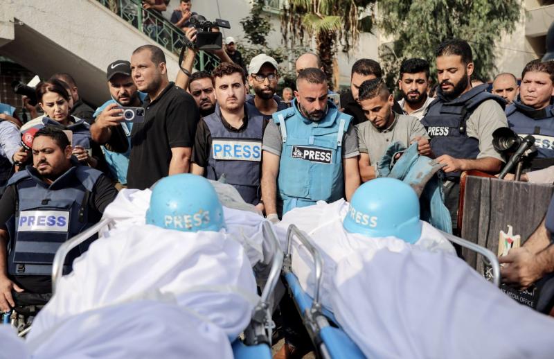 خلال 97 يومًا.. استشهاد 116 صحفيًا جراء العدوان الإسرائيلي على قطاع غزة