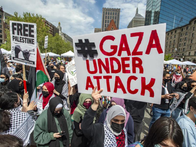 مظاهرات حاشدة في أوروبا تنديدًا بالعدوان الإسرائيلي على غزة