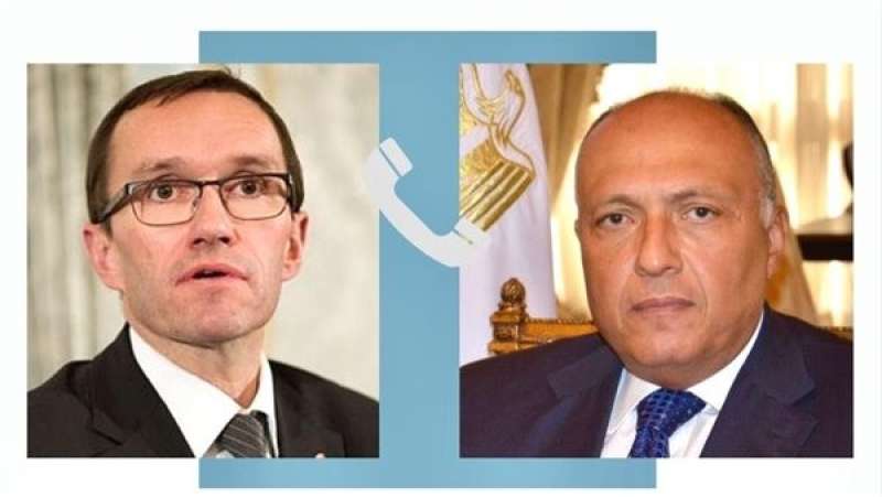 وزير الخارجية المصري يبحث مع نظيره النرويجي تطورات الأوضاع في غزة