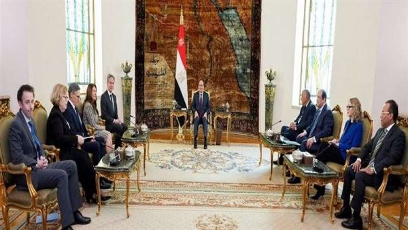 وزير خارجية أمريكا يشيد بالجهد المصري الداعم للأمن والاستقرار في المنطقة