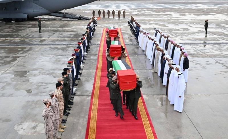 جنازة الجنود الإماراتيين