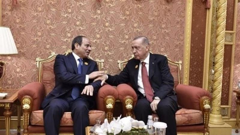 الرئيس المصري يستقبل أردوغان بمطار القاهرة