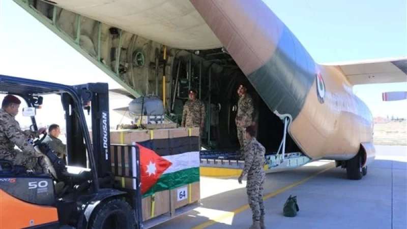 الأردن ينفذ إنزالين جويين لمساعدات على غزة اليوم