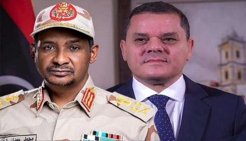 quot;الدبيبةquot; يستقبل قائد قوات الدعم السريع السوداني بمدينة طرابلس