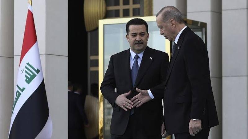 أردوغان يصل العراق