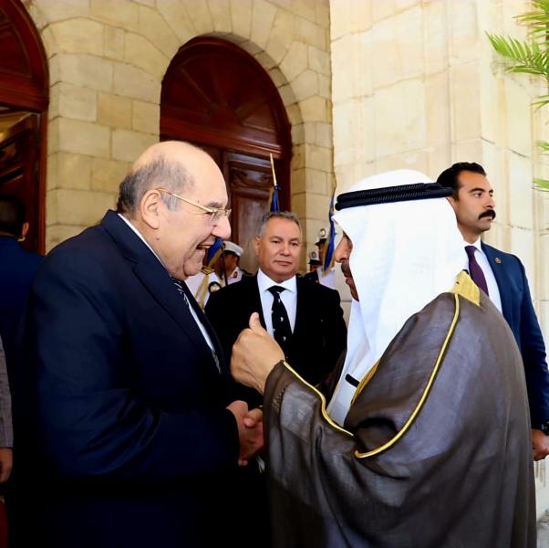 رئيس مجلس الشيوخ يستقبل معالى السيد على بن صالح الصالح رئيس مجلس الشورى البحرينى والوفد المرافق له