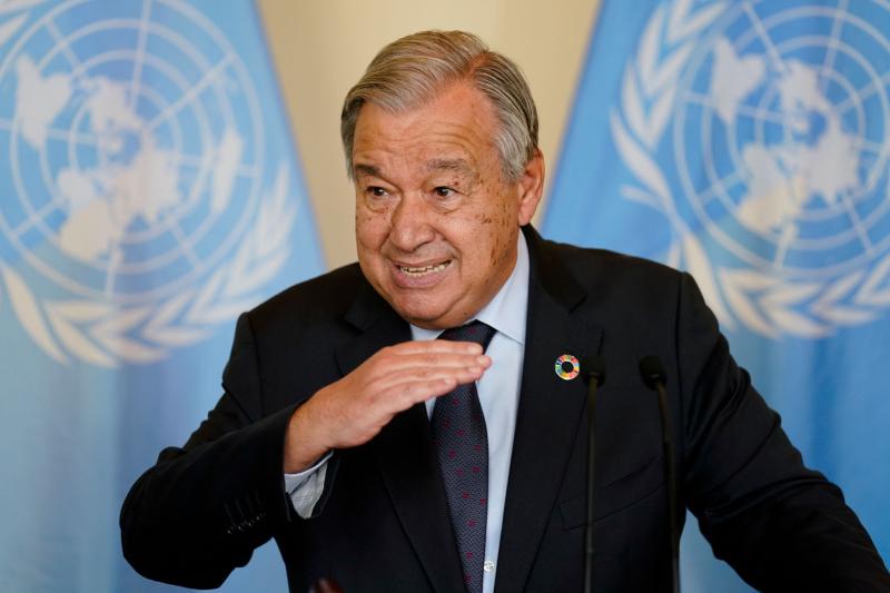 الأمين العام للأمم المتحدة، أنطونيو جوتيرش