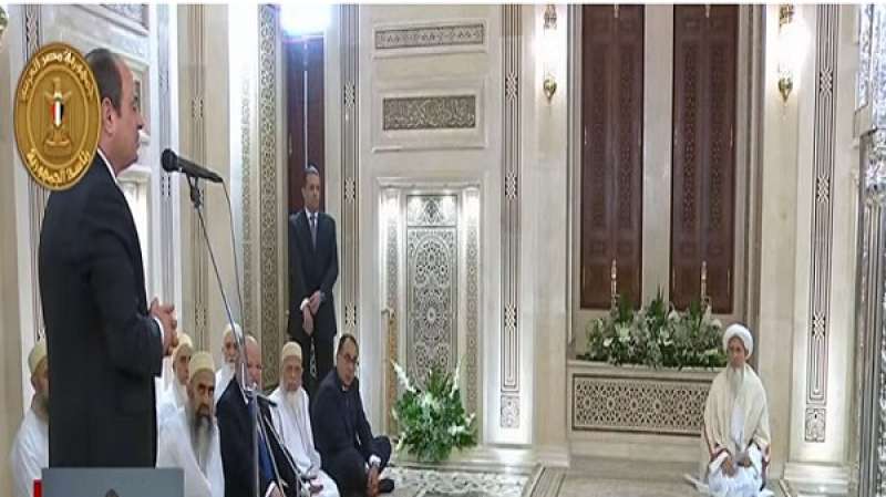 افتتاح مسجد السيدة زينب.. الرئيس السيسي يوجه رسالة خاصة  لأصحاب المساكن المجاورة للمساجد