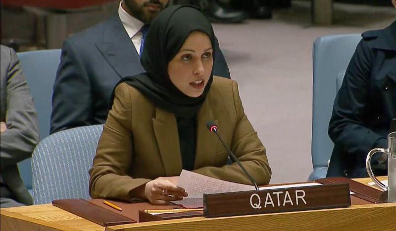 الشيخة علياء أحمد بن سيف آل ثاني المندوب الدائم لدولة قطر لدى الأمم المتحدة