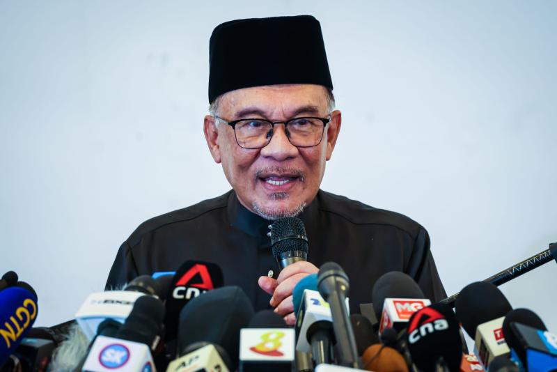 رئيس وزراء ماليزيا أنور إبراهيم