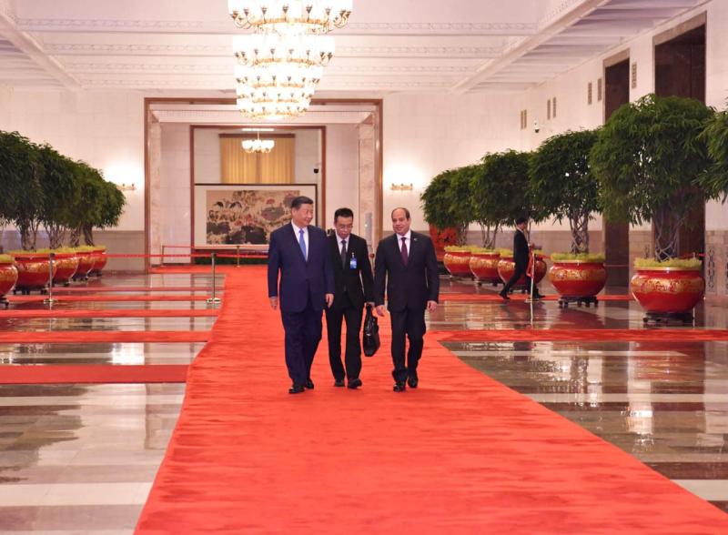 الرئيس السيسي ونظيره الصيني يشهدان توقيع عدد من اتفاقيات التعاون بين البلدين