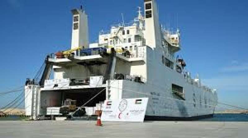 سفينة مساعدات إماراتية جديدة إلى قطاع غزة تبحر من ميناء لارنكا