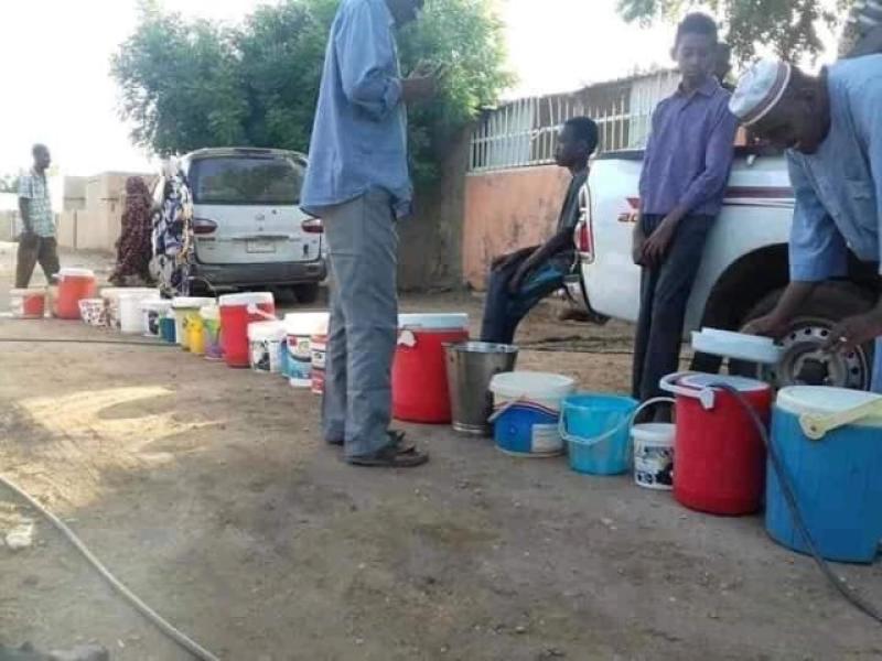 أزمة مياه في السودان