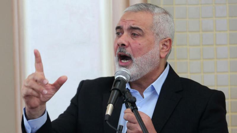 رئيس المكتب السياسي لحركة حماس الفلسطينية إسماعيل هنية