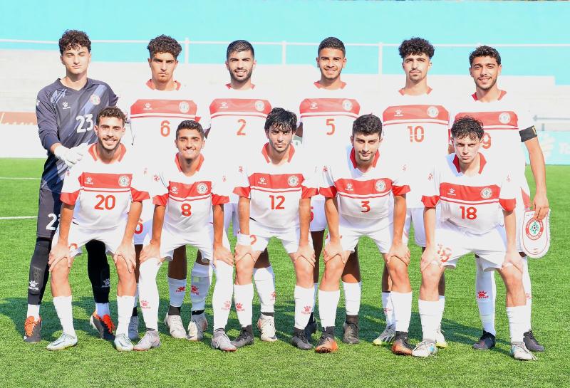 منتخب فلسطين للشباب في المجموعه الثالثه لبطولة غرب آسيا لكرة القدم