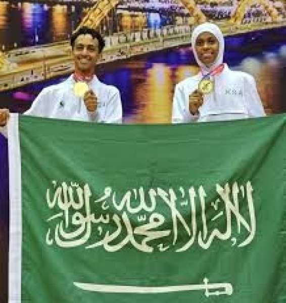 بطلة التايكوندو السعودية دنيا أبوطالب رابعة العالم لوزن (-53)