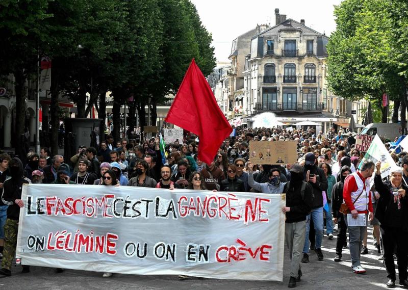 مظاهرات فرنسية
