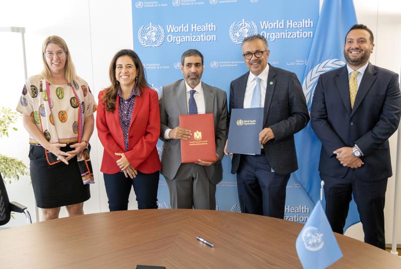 الإمارات تقدم 8 ملايين دولار أمريكي لمنظمة الصحة العالمية