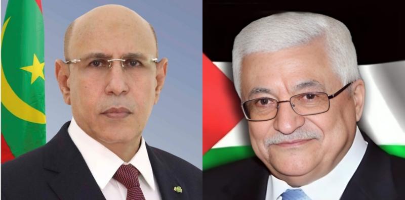 الرئيس الفلسطينى يهنئ رئيس موريتانيا بإعادة انتخابه لولاية جديدة