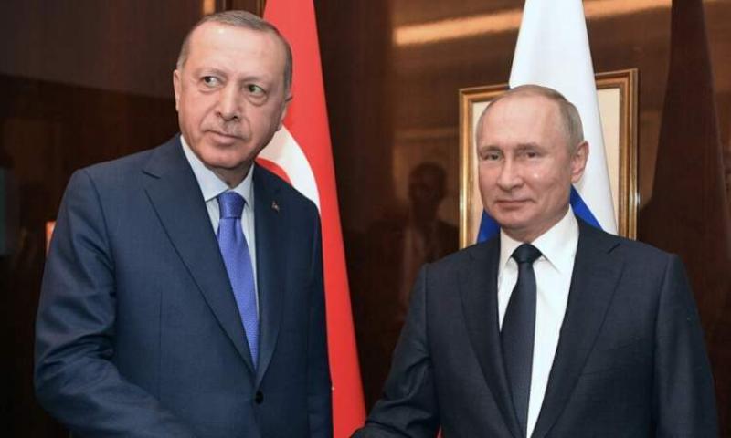 بوتين وأردوغان يناقشان القضايا السورية في أستانا