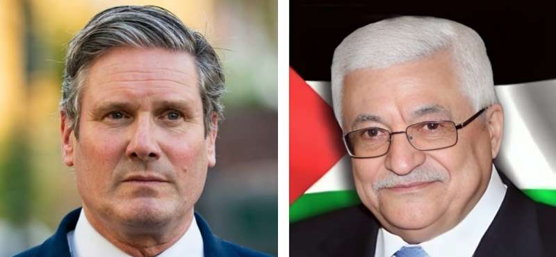 الرئيس الفلسطيني يهنئ كير ستارمر بفوزه بمنصب رئيس الوزراء البريطاني