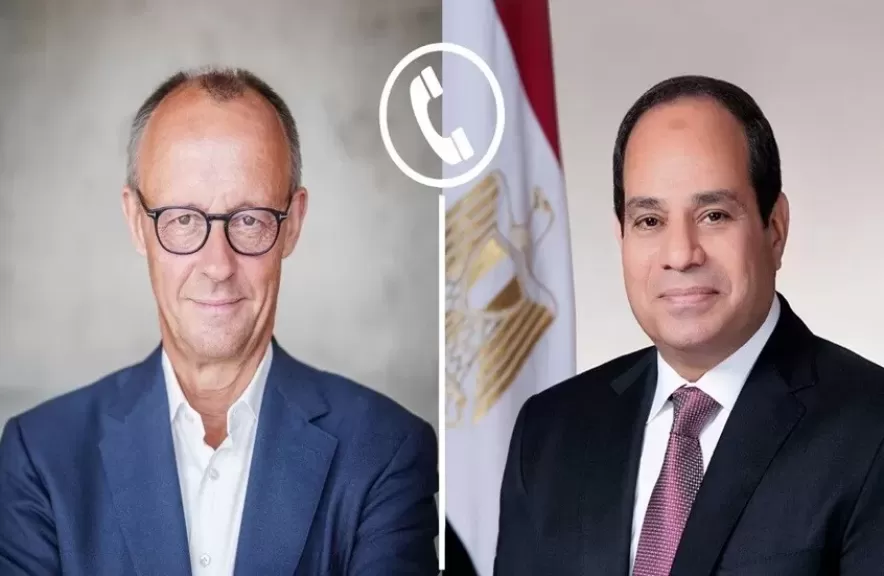 الرئيس المصري يطالب ألمانيا بتوسيع الاعتراف بالدولة الفلسطينية