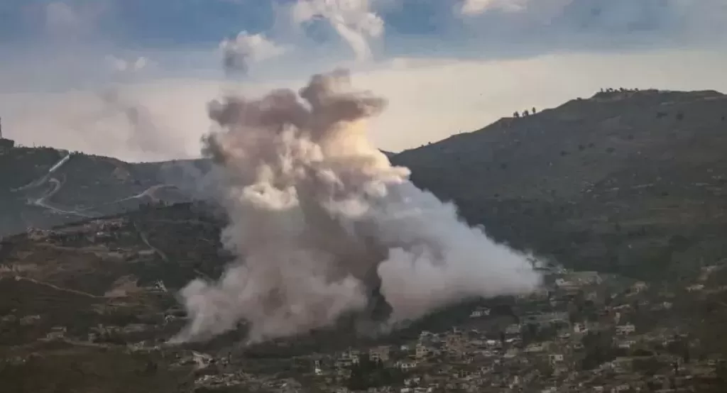 سقوط مسيرة إسرائيلية ببلدة ميس الجبل جنوب البلاد